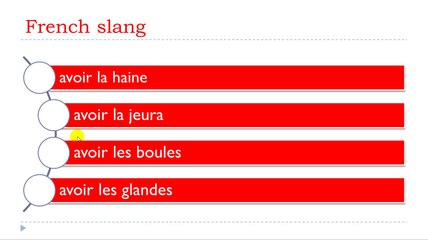 Learn French slang # How to say = To be annoyed, irritated