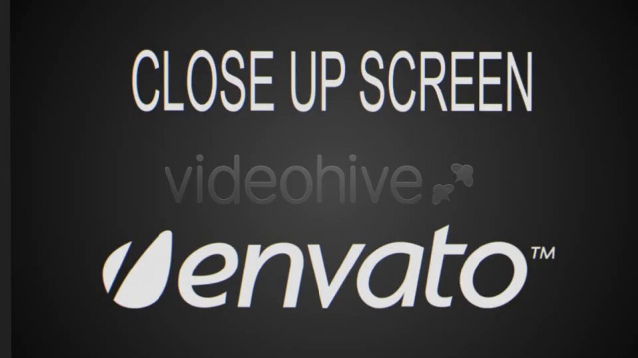 Monitor Close-up - After Effects Template