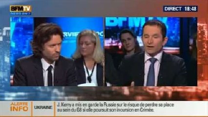 BFM Politique: L'interview de Benoît Hamon par Christophe Ono-dit-Biot - 02/03 3/6