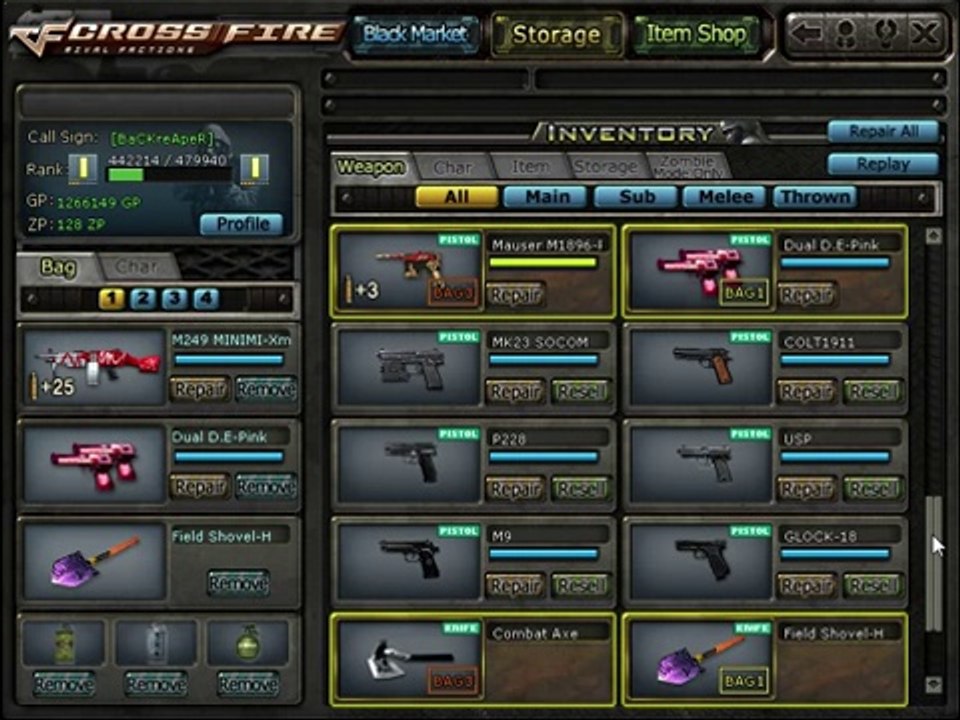 PlayerUp.com - Buy Sell Accounts - NA Crossfire Account for Sale EDIT Still for sale 11_24_2013