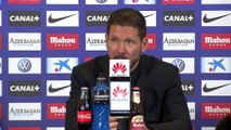 Simeone: ''El resultado es el que es, pero demostramos que seguimos vivos''