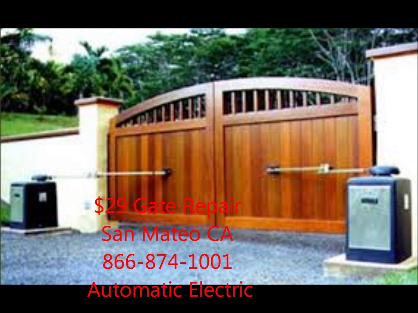 29 Gate Repair San Mateo Ca 866 874 1001 Automatic Electric