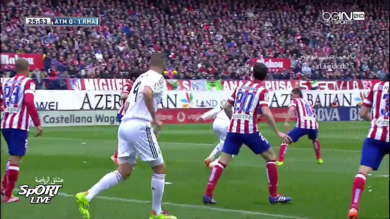 ملخص مبارة أتلتيكو مدريد 2-2 ريال مدريد [2-3-2014] حفيظ الدراجي [HD]