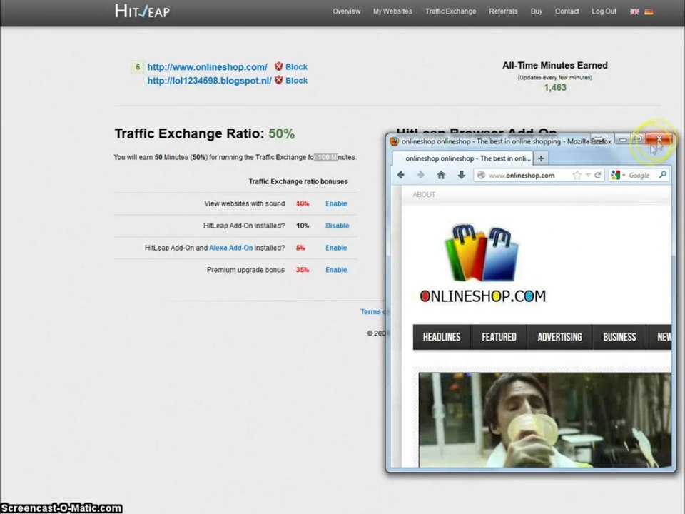 Auto Hits Traffic Exchange Thousands of Visitors to my Web Links or Links Make Money