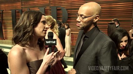 The Vanity Fair Oscar Party - 12 Years a Slave Screenwriter John Ridley at the 2014 V.F. Academy Awards Party