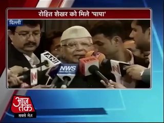 एनडी तिवारी ने रोहित शेखर को माना बेटा