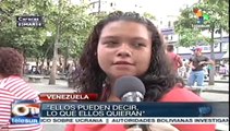 Antichavistas marchan en Caracas para exigir libertad de expresión