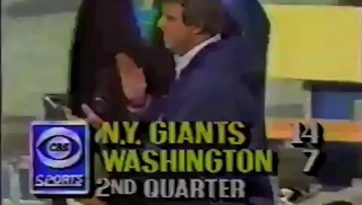 Bobby Johnson TD vs Redskins 1986