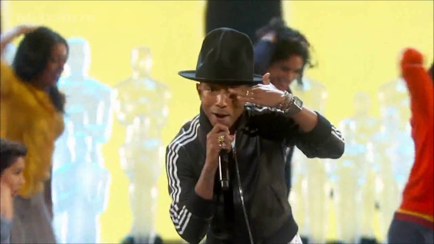 [HD] Pharrell Williams - Happy - Oscars 2014