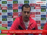 (TEKRAR) - Kardemir Karabükspor-Gaziantepspor maçının ardından -