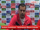 Kardemir Karabükspor - Gaziantepspor Maçının Ardından