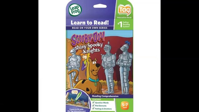 Cheap LeapFrog LeapReader Book Scooby Doo Shiny Spooky Knights Works With Tag