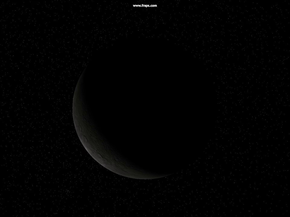 Mercury orbit in space