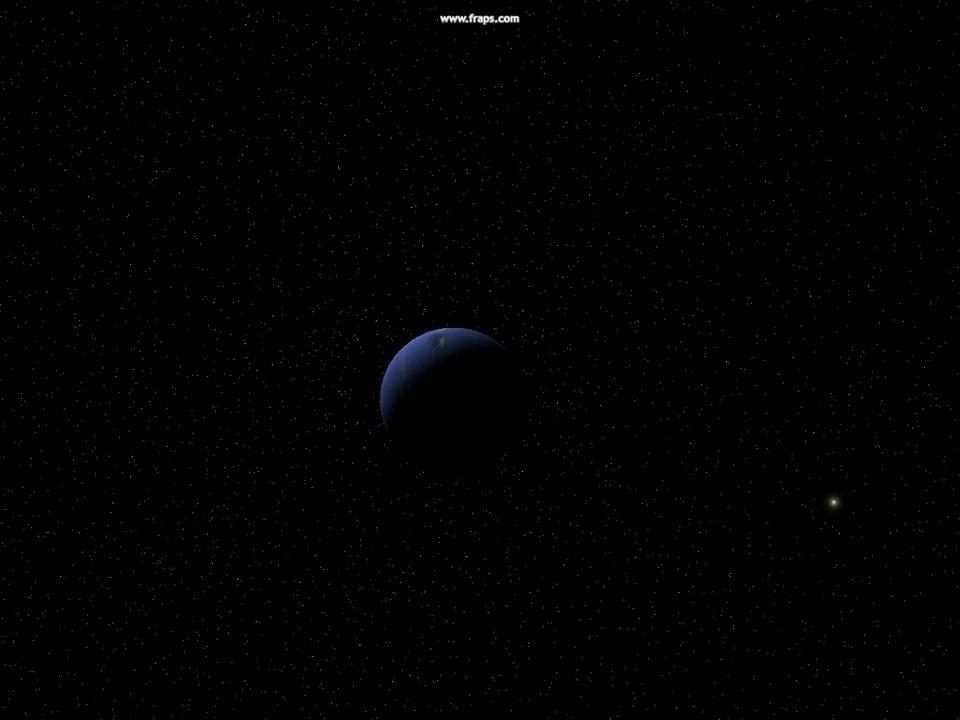 Neptune moon passes fast