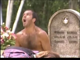 Viviane Pasmanter e Humberto Martins cena da novela Uga Uga-Pilotando o Baú, cena escolhida pelo público