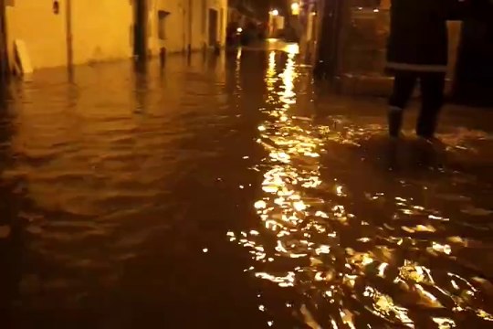 Quimper. Jusqu'à 40 cm d'eau à l'angle des rues Madec et Laennec