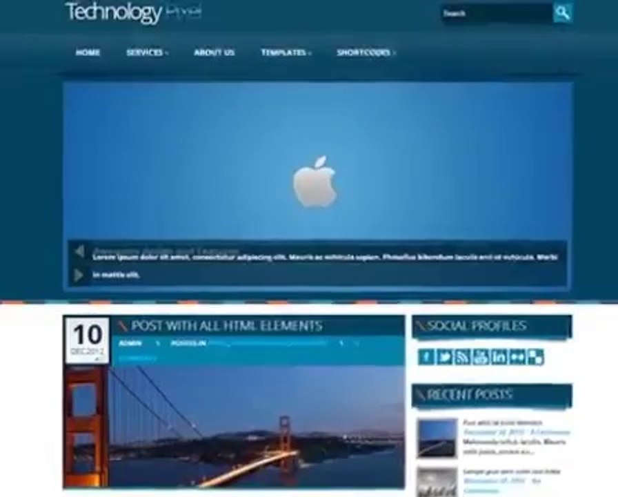 Free WordPress Themes - Music,Travel,Technology