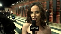 The Vanity Fair Oscar Party - Alicia Menendez on the Red Carpet at the V.F. Academy Awards Party