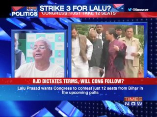 RJD dictates terms, will Congress follow?