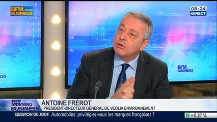 "Mon projet est d'internationaliser d'avantage Veolia": Antoine Frérot, dans GMB – 03/03