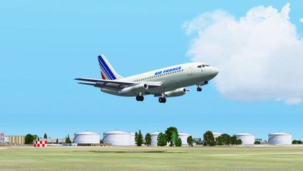 Download Video: FSX Air France Boeing 737 Landing @ Chicago ( Outside ) ( HD )