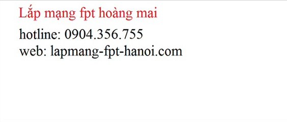 Lắp mạng fpt nam từ liêm
