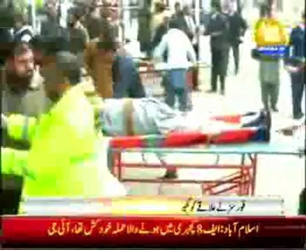 Judge, 10 others killed in Islamabad blasts, firing