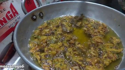 Palakoora Pakodi Preparation in Telugu (పాలకూర పకోడీ తయారుచేయుట)