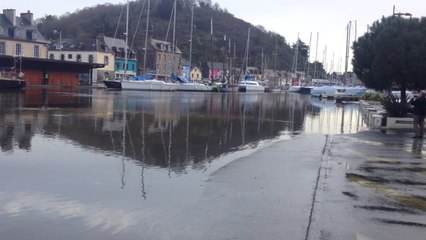Au Légué, l'eau s'invite sur les quais