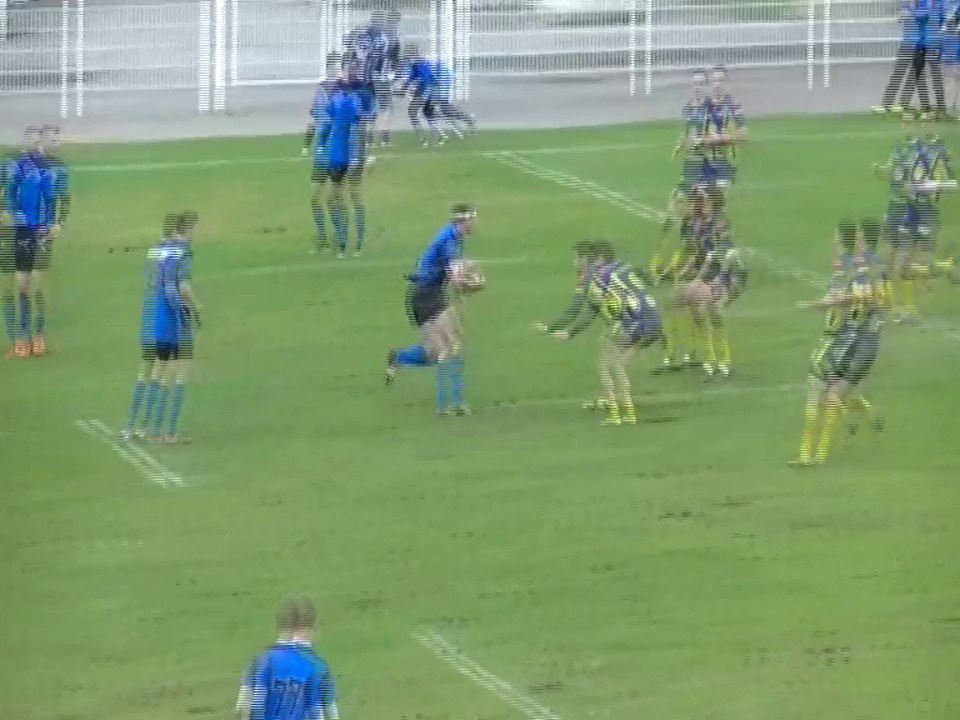 RUGBY A XIII ST GAUDENS V LESCURE 2 em mi temps