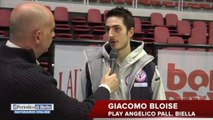 Giacomo Bloise - Intervista Angelico Biella vs Sigma Barcellona 02-03-2014