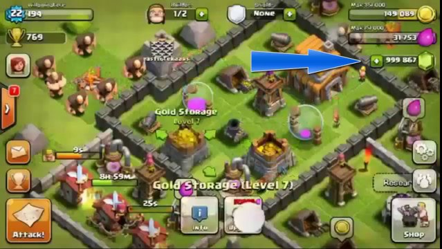 Undetected Clash of Clans Hack 2014 Get 999999 Gems Instantly