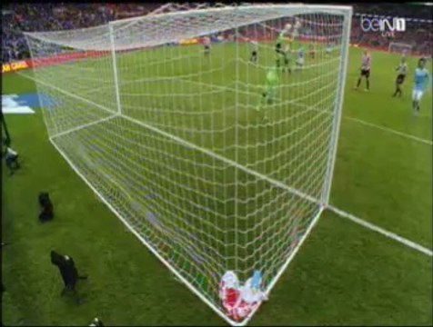 الهدف الأول المان سيتي في سندرلاند في نهائي كأس الرابطة