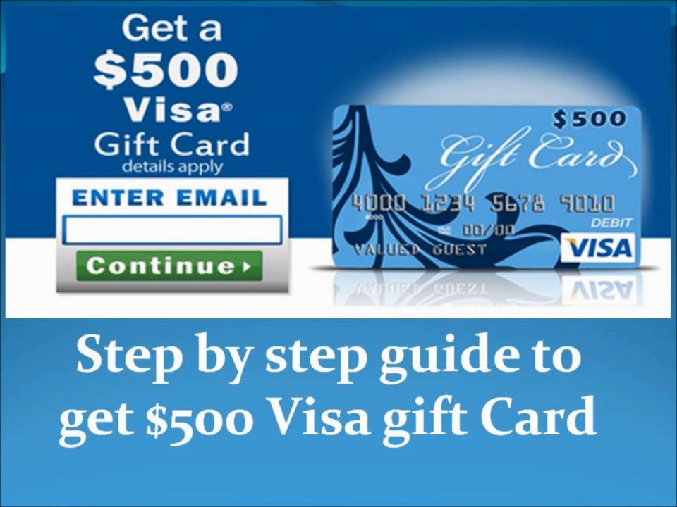 $500 visa gift card