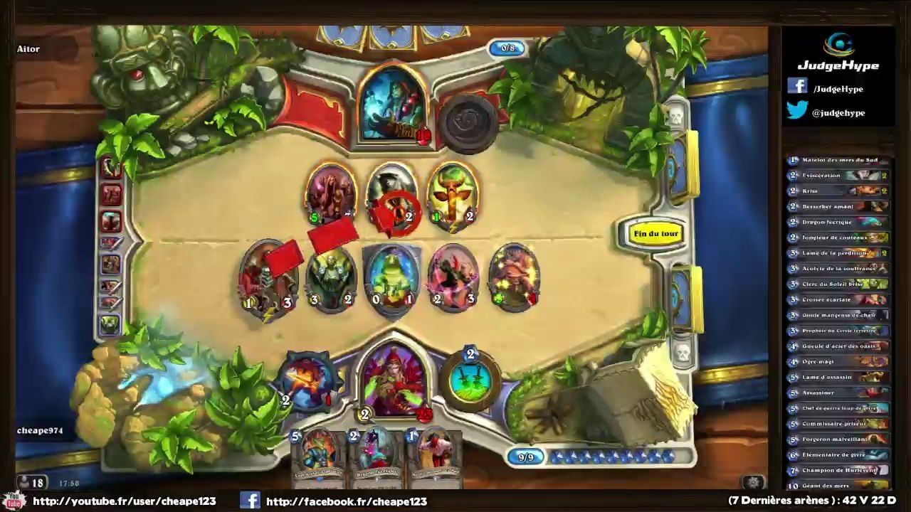 JudgeHype TV: Arène HearthStone avec Cheape (24 février 2014)
