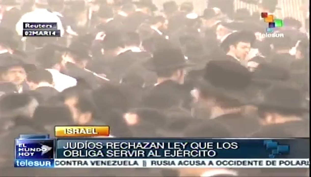 Judíos ortodoxos rechazan ley que los obliga a servir al ejército
