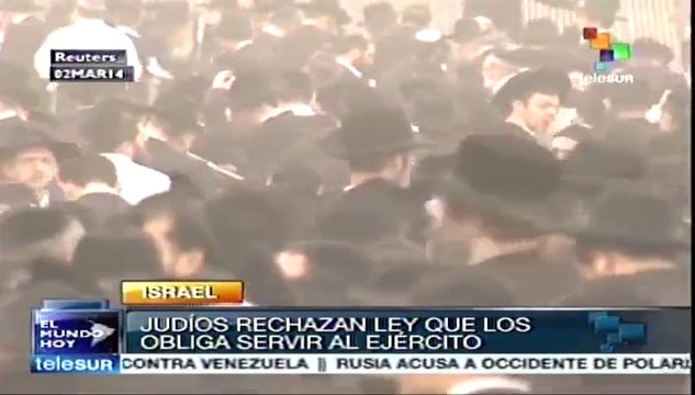Judíos ortodoxos rechazan ley que los obliga a servir al ejército
