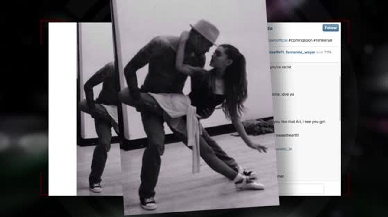 Ariana Grande und Chris Brown üben für neues Musikvideo