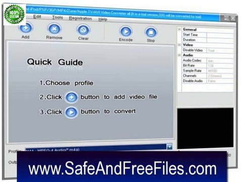 Amond DVD to iPod PSP 3GP MP4 Zune AppleTV AVI Converter 3.2.1 Full Crack Download for PC