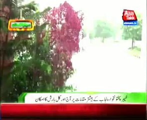 Khyber Pakhtunkhwa, Punjab Chance of rain