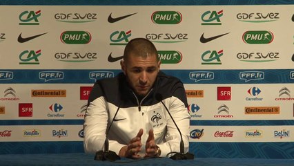 Replay point presse Equipe de France 03/03/2014  (Deschamps, Digne, Benzema, Griezmann)