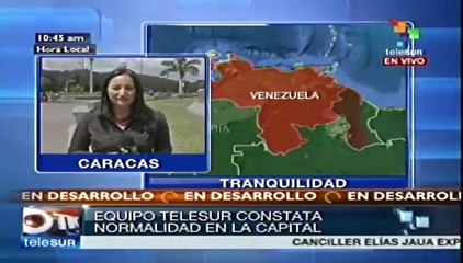 Normalidad en Caracas durante asueto por el carnaval