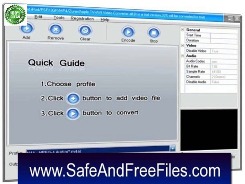 Amond iPod-PSP-3GP-MP4-Zune-Apple TV-iPhone Converter 3.2.1 Full Crack Download for PC