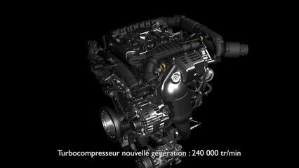Vidéo moteur essence EB Turbo PureTech : Animation 3D ( www.feline.cc )