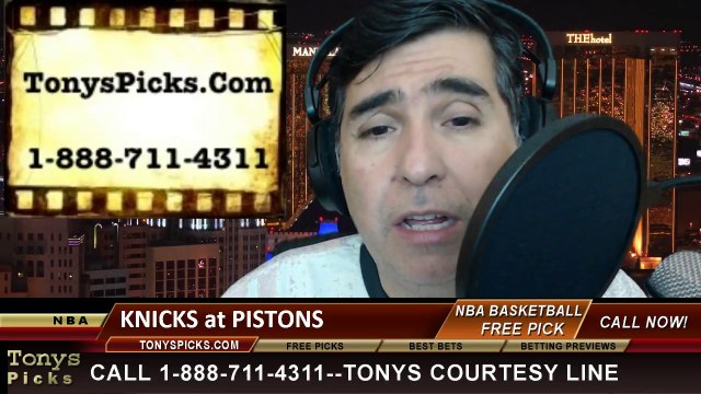 Detroit Pistons vs. New York Knicks Pick Prediction NBA Pro Basketball Odds Preview 3-3-2014