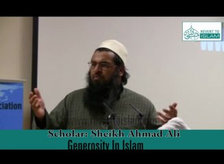 Generosity In Islam