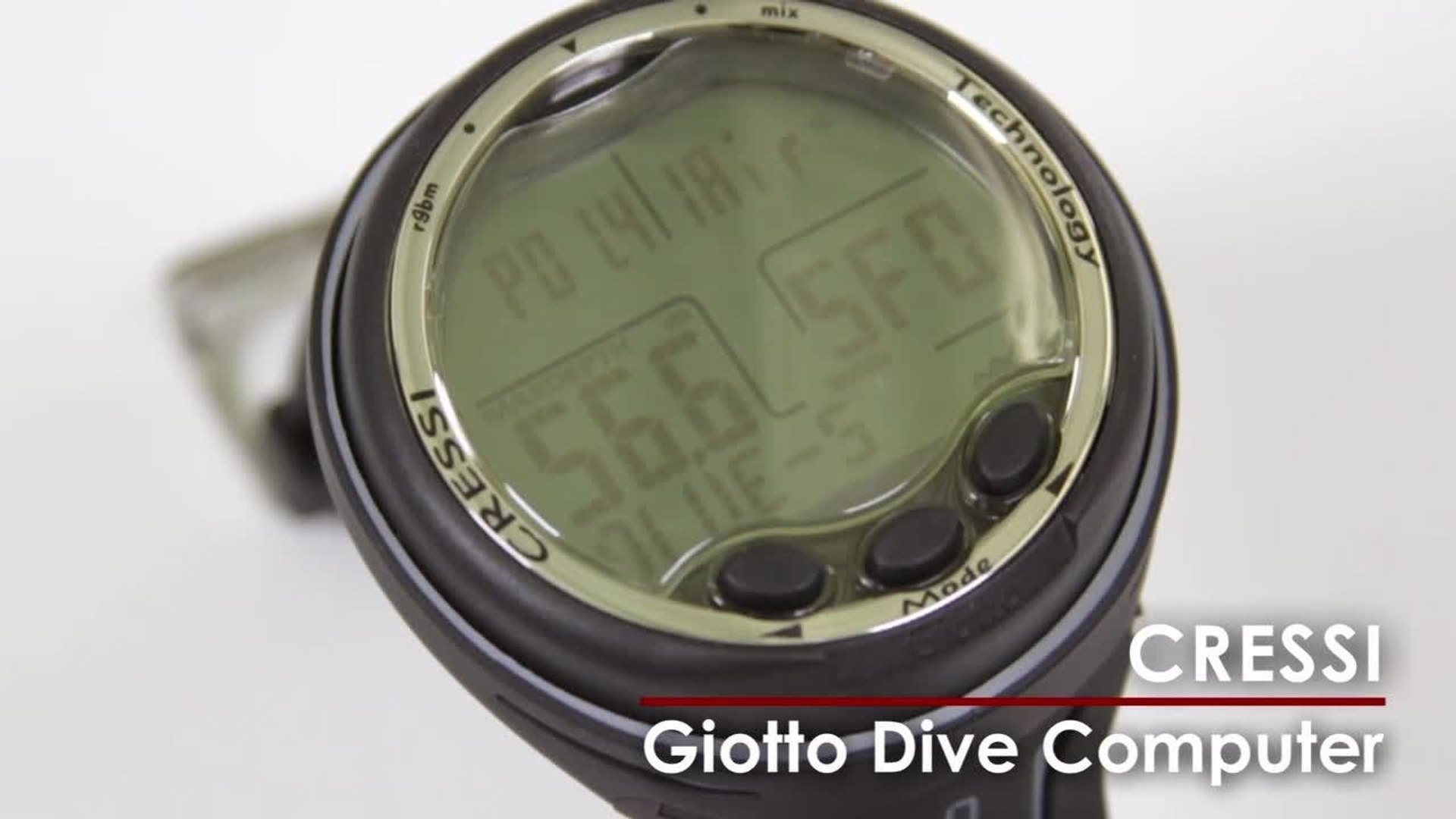 60:Second ScubaLab - Cressi Giotto Dive Computer - video Dailymotion