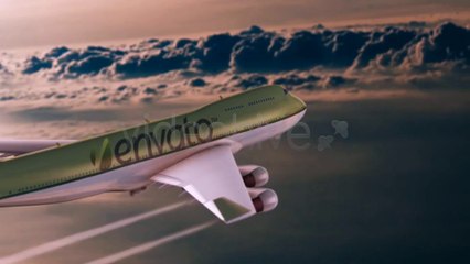 Fly With Us - Airplane Logo