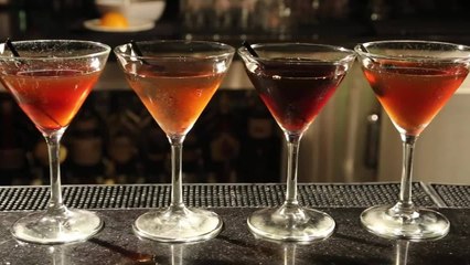 How to Make 6 Manhattans in 60 Seconds