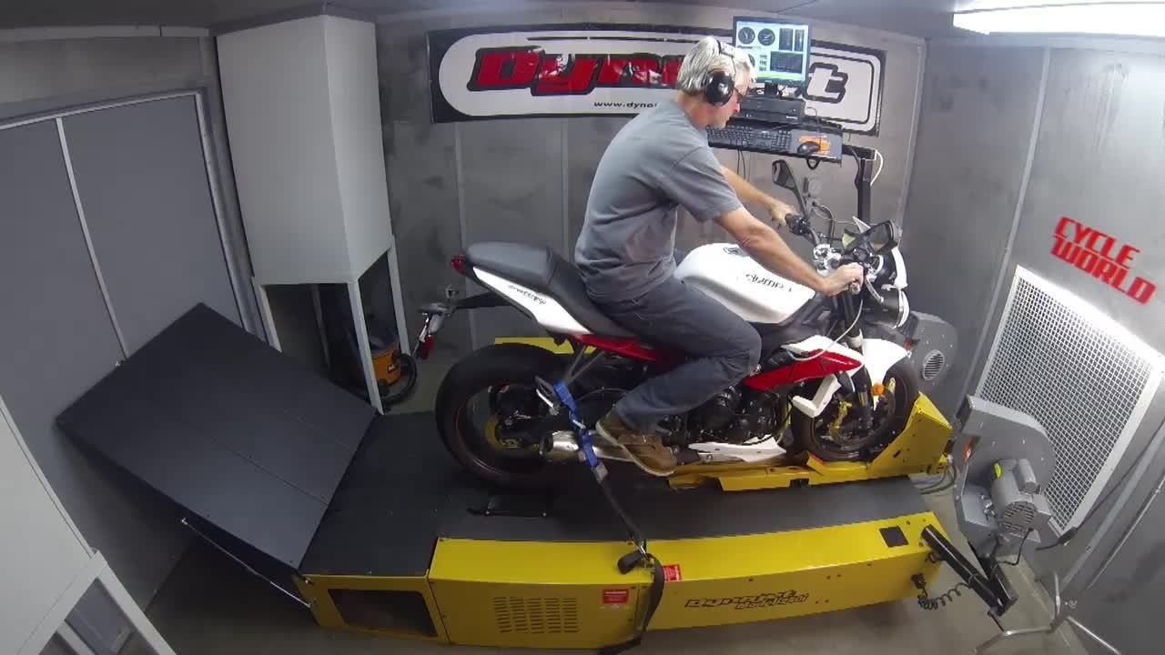 Dyno Run: Triumph Street Triple R